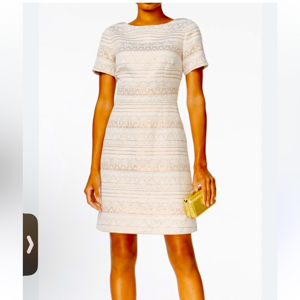 Vince Camuto Cream Mini Dress